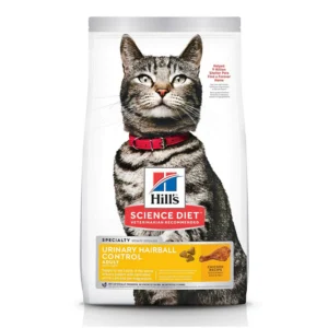 Hill's Science Diet Dry Cat Food for Adults (1-6 yrs) - Urinary Hairball Control