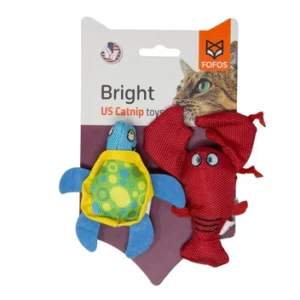 Cat Toys for Summer - Turtle with Lobster