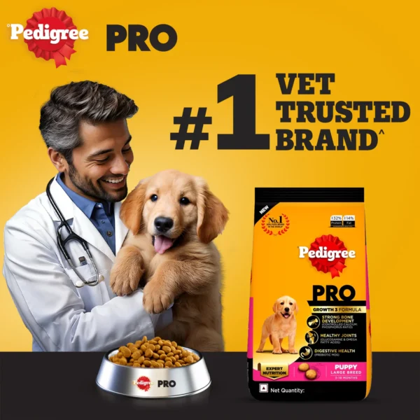 Pedigree PRO Dry Dog Food - Large Breed Puppy (3-18 Months) - Image 2