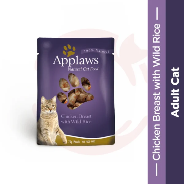 Applaws Adult Wet Cat Food - Chicken Breast & Wild Rice in Broth