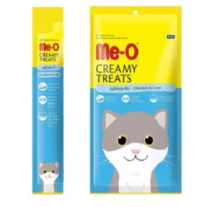 Me-O Creamy Cat Treats - Chicken & Liver - Pack of 20 (20 x 15 g)