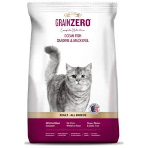 Signature Grain Zero Adult Dry Cat Food Ocean Fish, Sardine and Mackerel