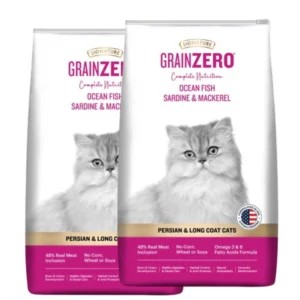 Signature Grain Zero Adult Dry Cat Food Ocean Fish, Sardine and Mackerel Long Coat & Persian