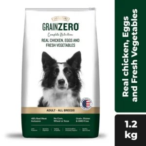 Signature Adult Dry Dog Food Grain Zero Real Chicken, Egg and Vegetables