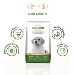 Signature Puppy Dry Dog Food Grain Zero Real Chicken, Egg and Vegetables