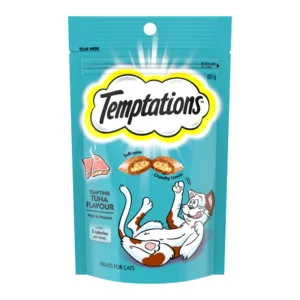Temptations Cat Treats Tempting Tuna Flavor - 85g Pack of 4
