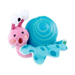 Cat Toys - Shinning Friends Snail with activated LED Light and catnip