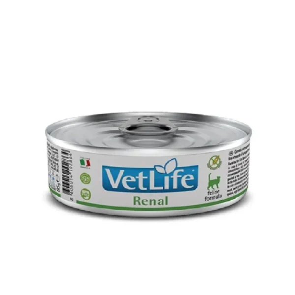 Vet Life Natural Diet Renal Cat Wet Food 85 gm pack of 12