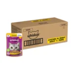 Whiskas Wet Cat Food Adult (+1 year), Chicken in Gravy