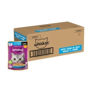 Whiskas Wet Cat Food Adult (+1 year), Tuna in Jelly
