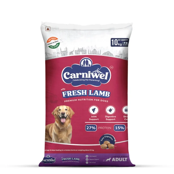 Carniwel Fresh Lamb Dry Dog Food for Large Breed, Adult - Image 2