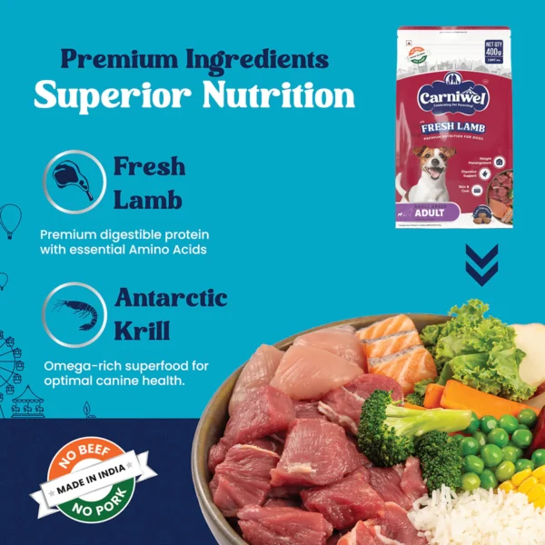 Carniwel Fresh Lamb Dry Dog Food - Image 2