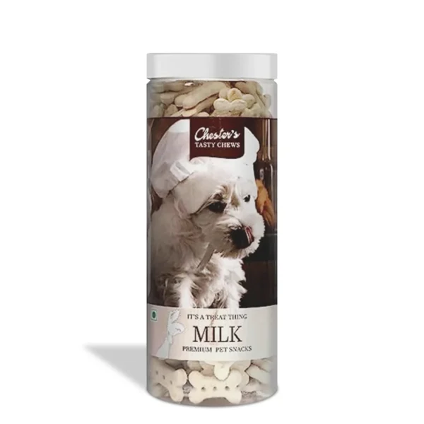 Chesters Tasty Chews Milk Flvour Dog Biscuit 700 gm - Pack of 3