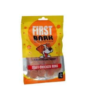 First Bark Soft Chicken Ring Dog Meaty Treat - 70 gm