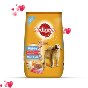 pedigree puppy meat and milk