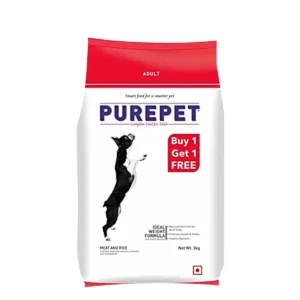 Purepet Dry Dog Food - Meat and Rice 2.8 Kg
